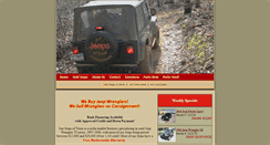 Desktop Screenshot of justjeepsoftexas.com